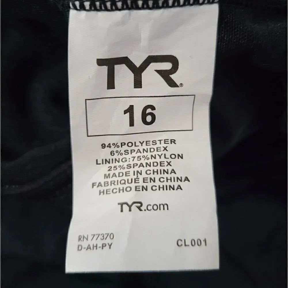 TYR Women’s Solid V-Neck Sheath Plus - Picture 5 of 13